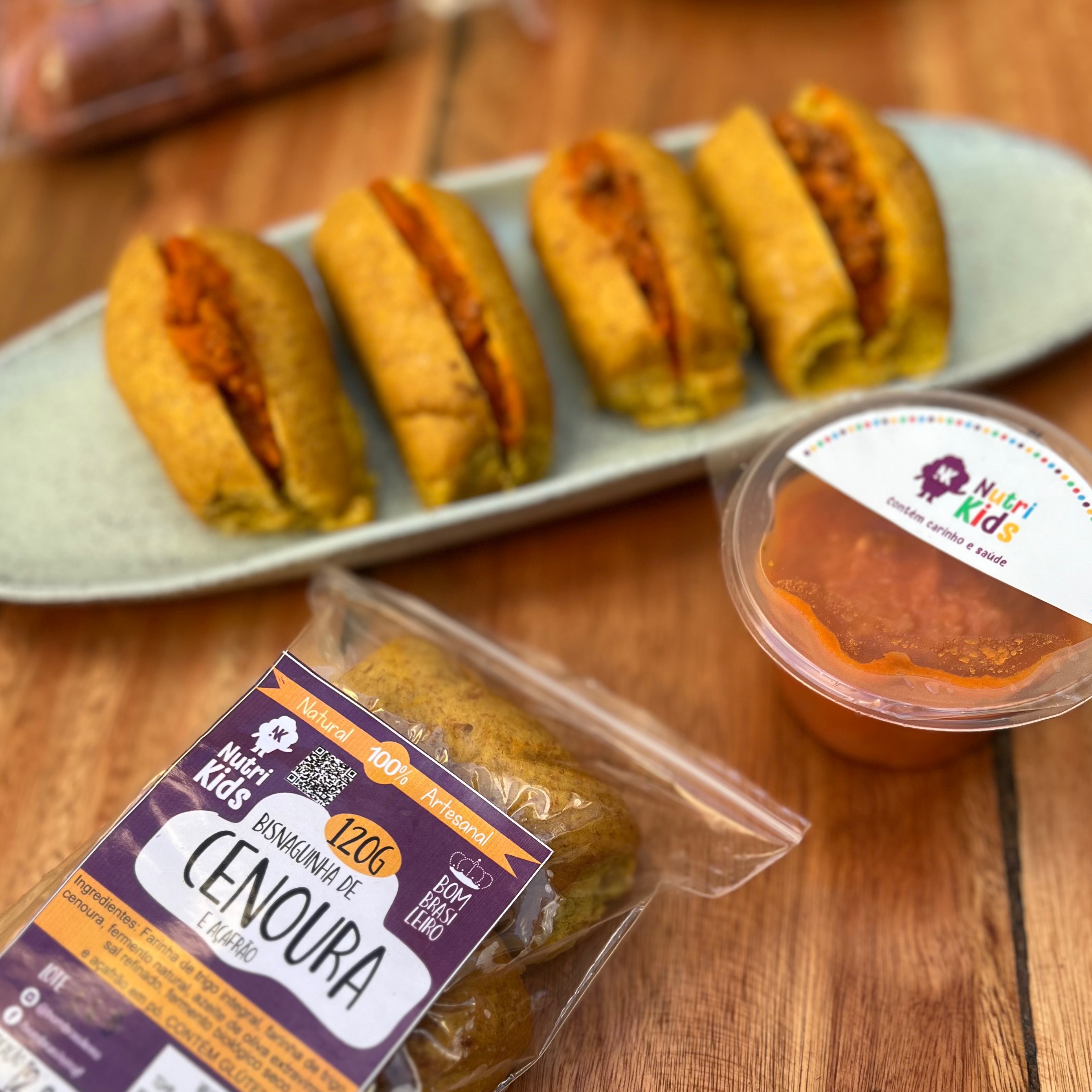  KIT CACHORRO QUENTE SAUDÁVEL -  4 UNIDADES