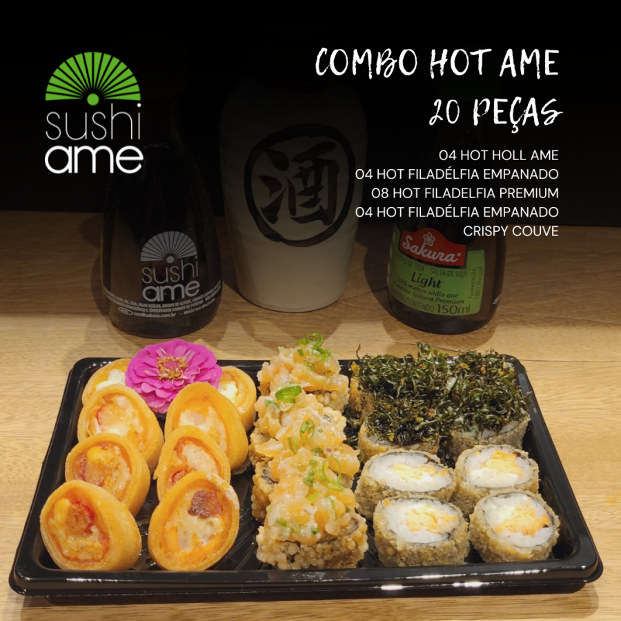COMBO HOT AME 20 PEÇAS