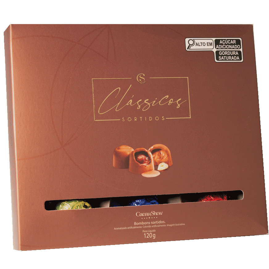 Caixa clássicos sortido 120g