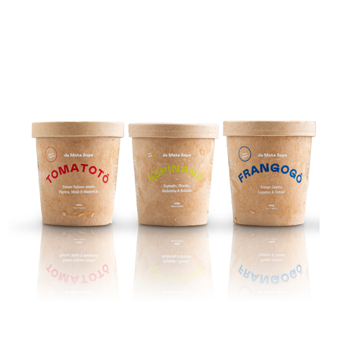 Kit 3 Sopas Congeladas