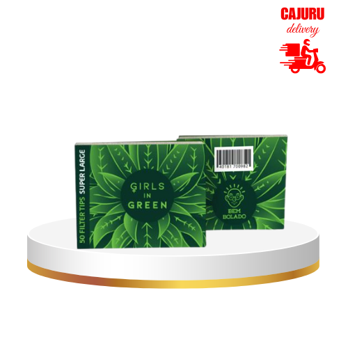 PITEIRA DE PAPEL GIRLS IN GREEN SUPER LARGE VERDE (RECICLADA)