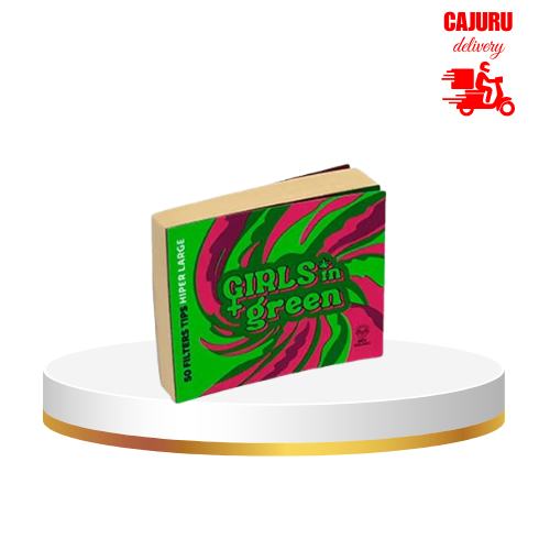 PITEIRA DE PAPEL GIRLS IN GREEN HIPER LARGE ROSA (VERGÊ)