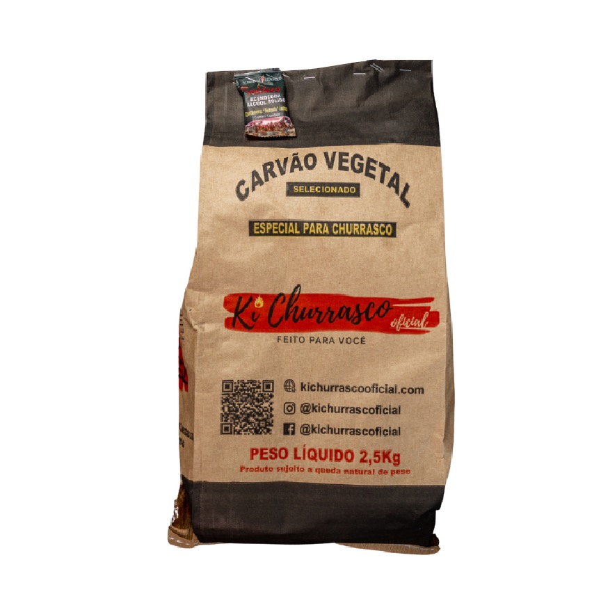 2,5 KG DE CARVÃO 
