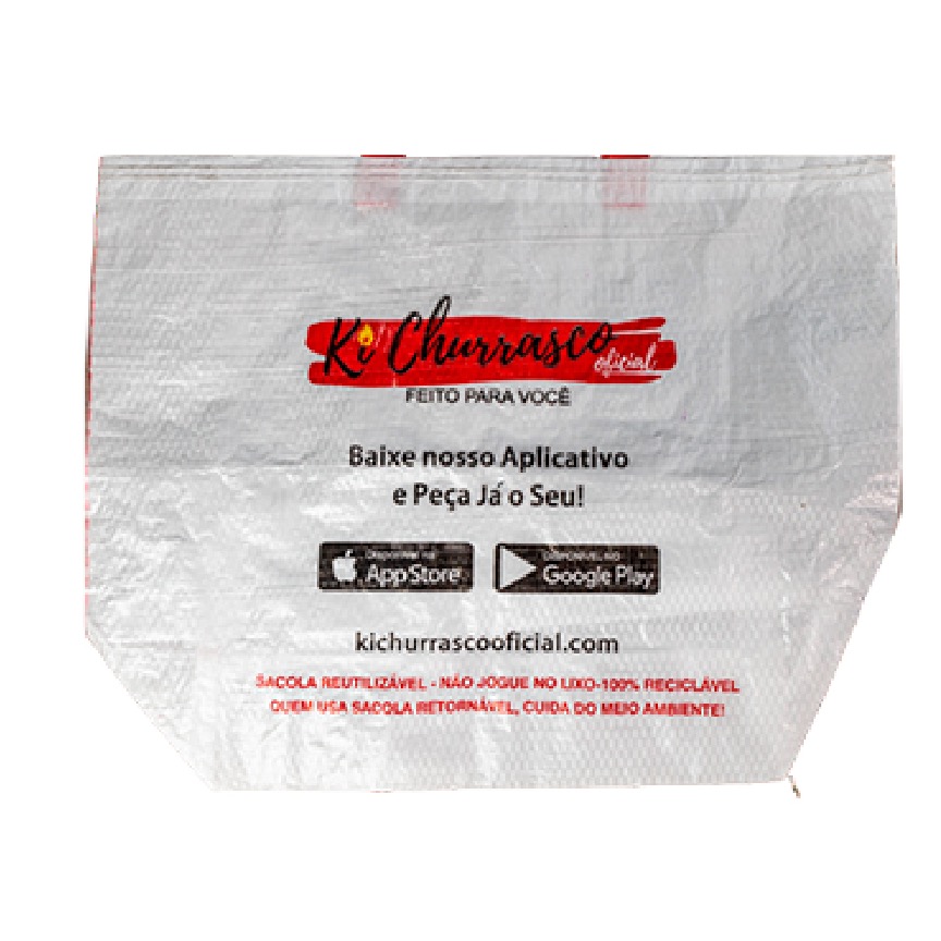 SACOLA RAFIA PERSONALIZADO  55 X 55