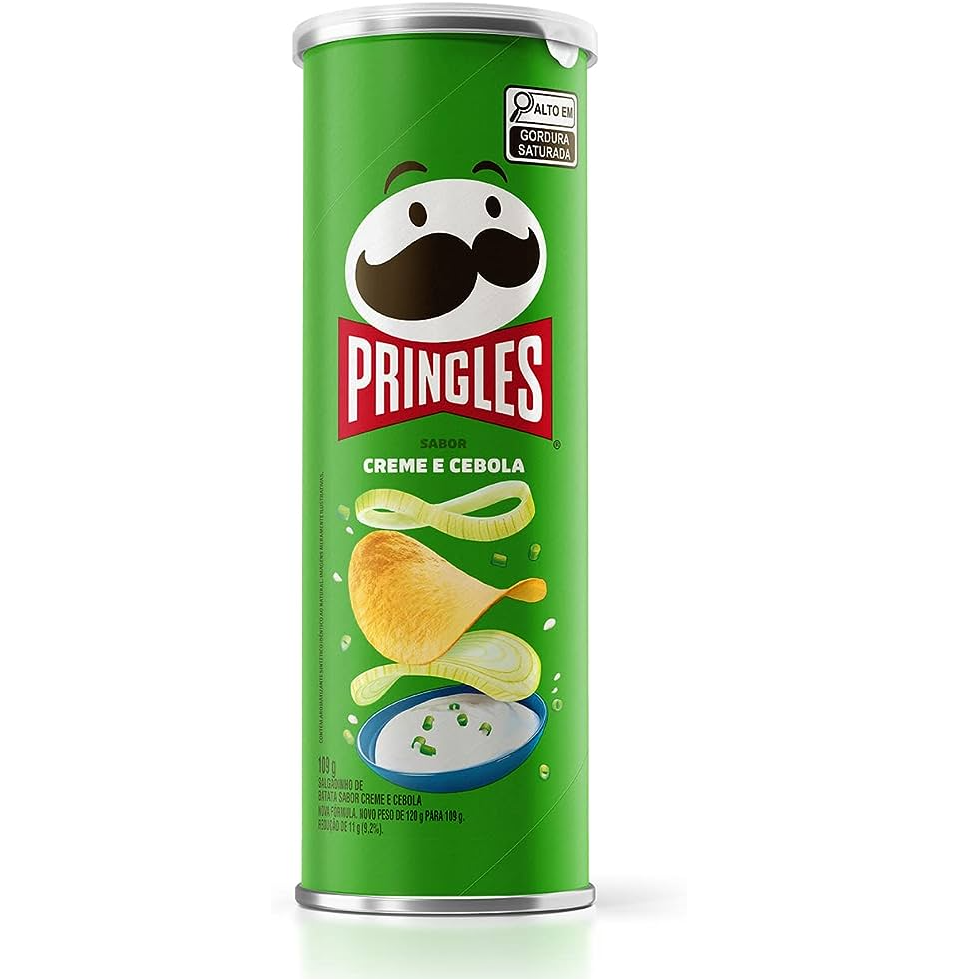 BATATA PRINGLES CREME E CEBOLA 104G