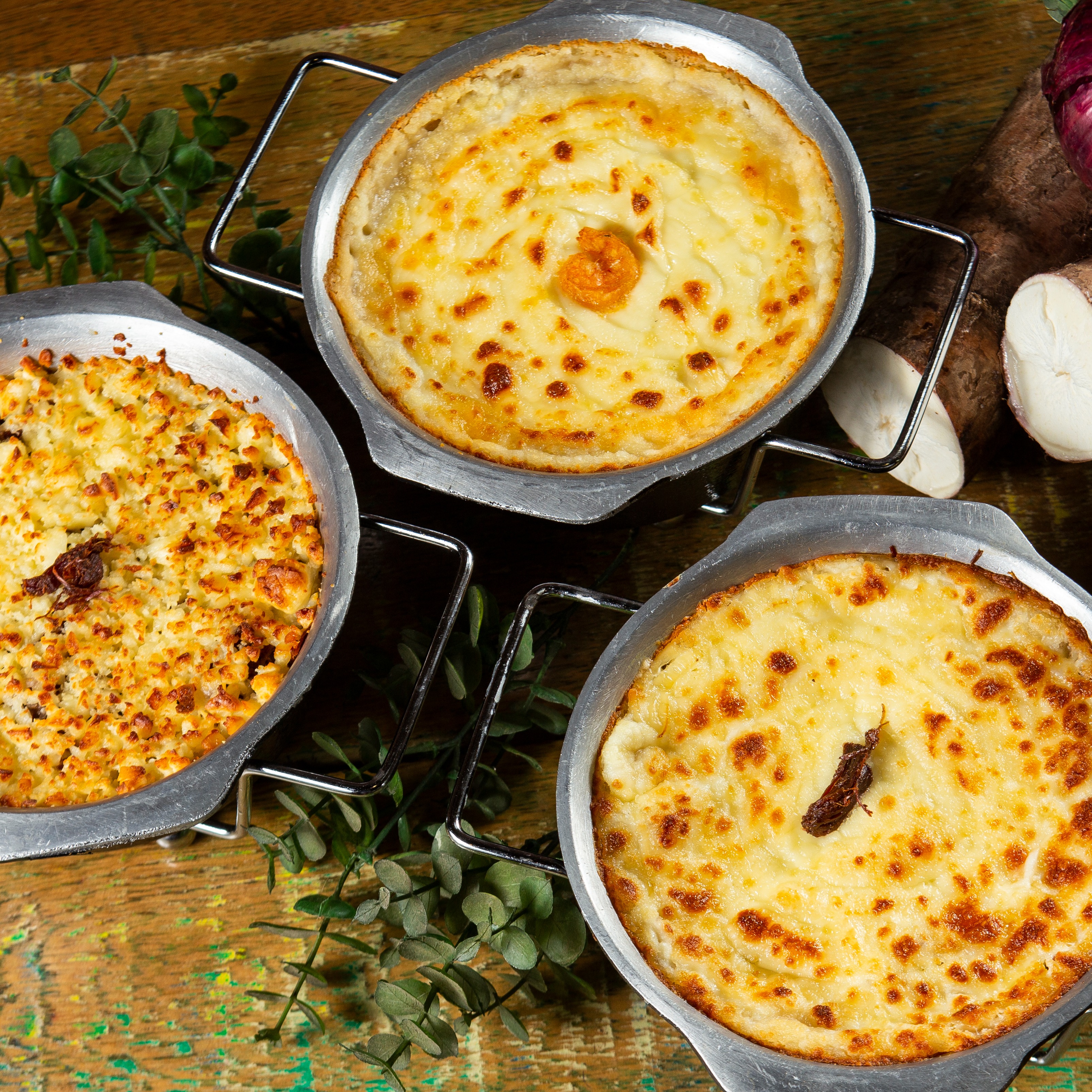 Macaxeira de Camarão com Coalho