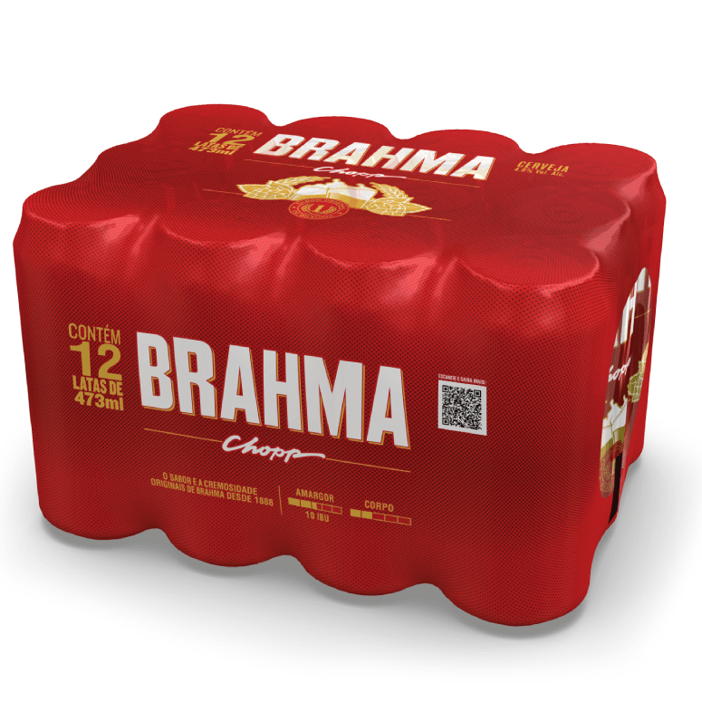 BRAHMA LATÃO FARDO C/ 12