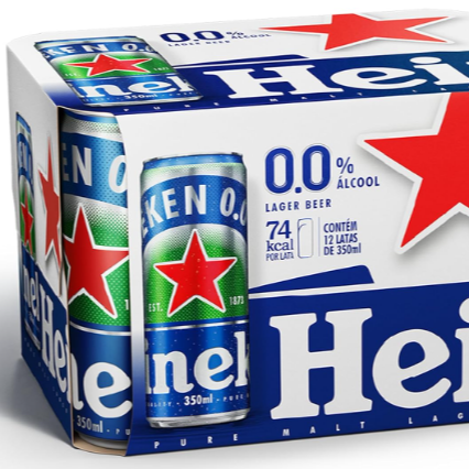 HEINEKEN 0.0 LATA FARDO C/ 12