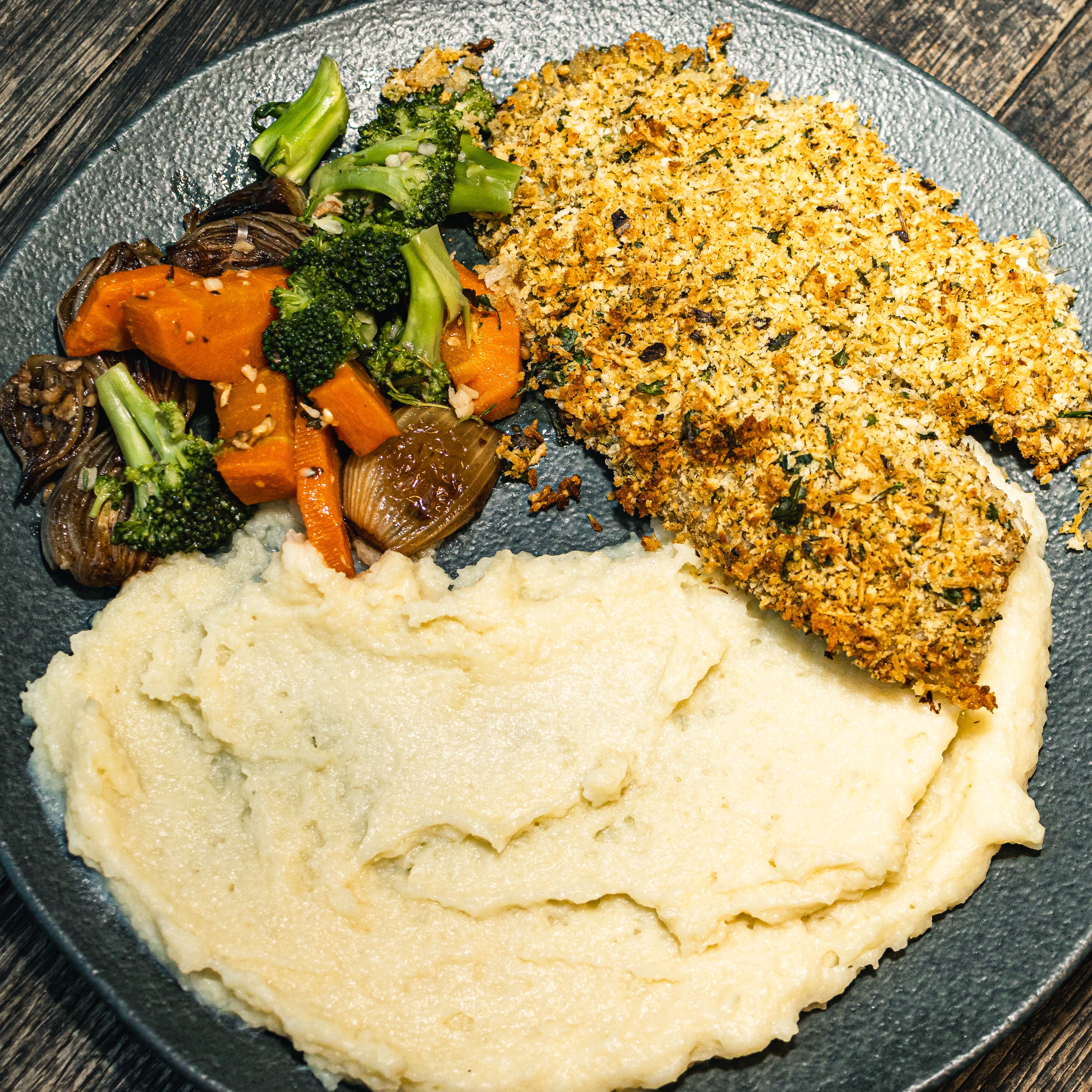 Tilápia com Crosta de Parmesão