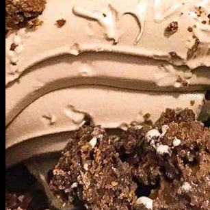 Gelato de Chocolate Belga com cookies
