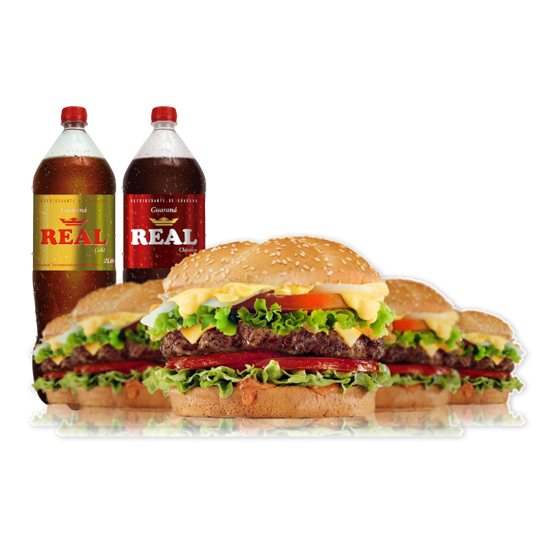 Combo 7 - (5 X-Salada + Guarana Real 2L)