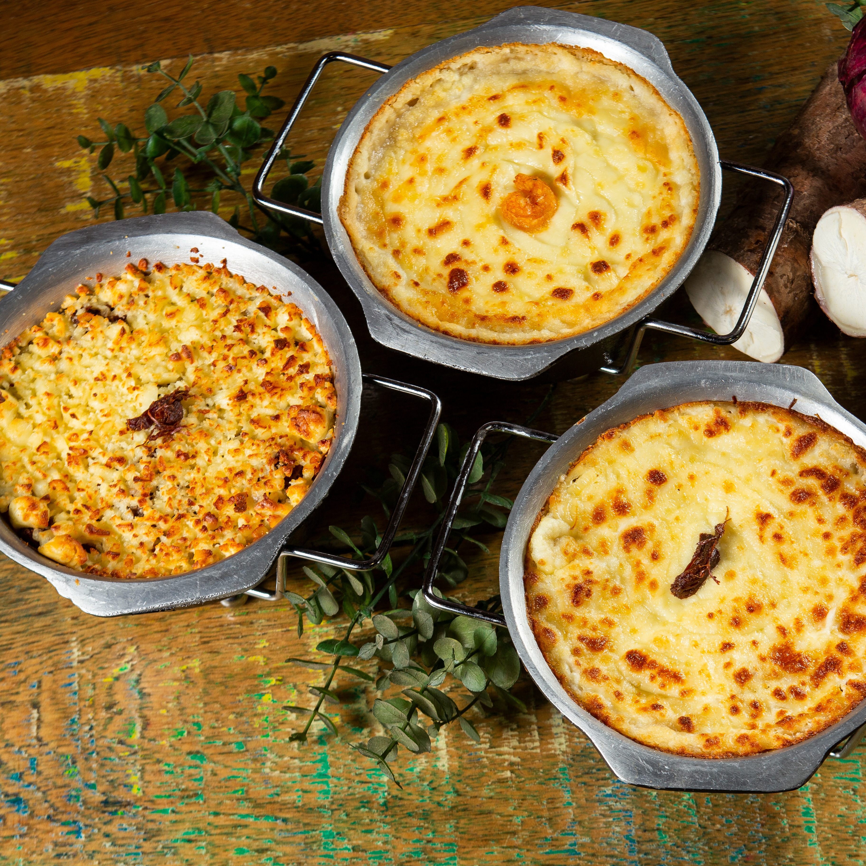 Macaxeira de Frango com Mussarela 