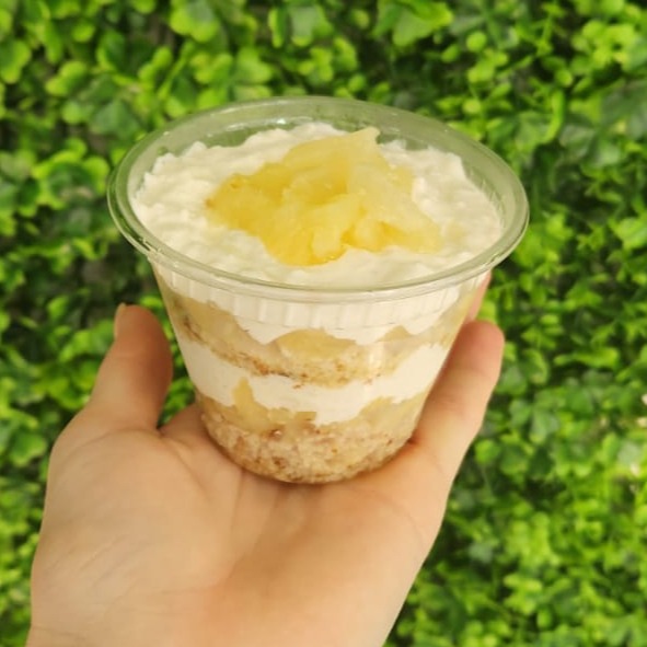 Abacaxi com coco e Whey Protein