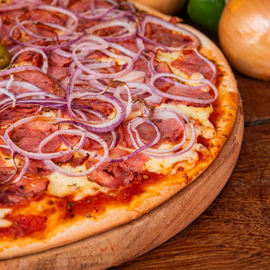 Pizza Grande Calabresa + Guaraná 1l Grátis