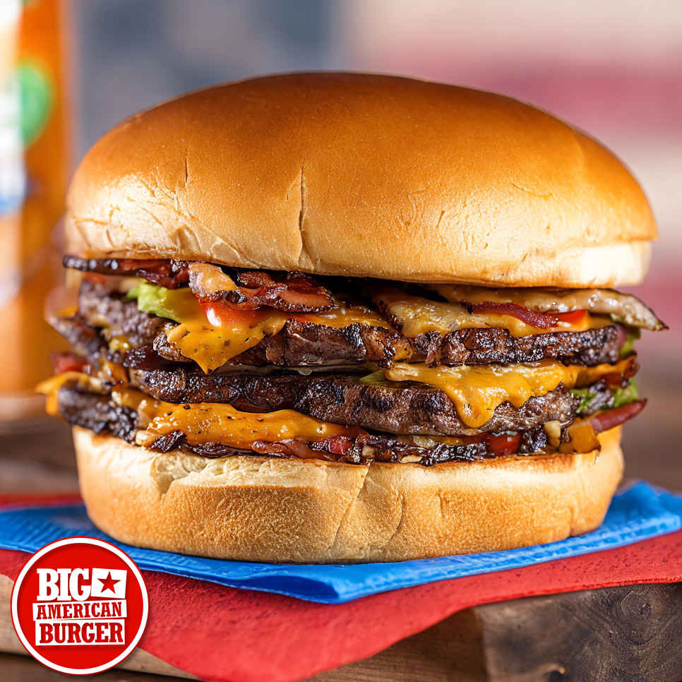 TRIPLE CHEDDAR BACON