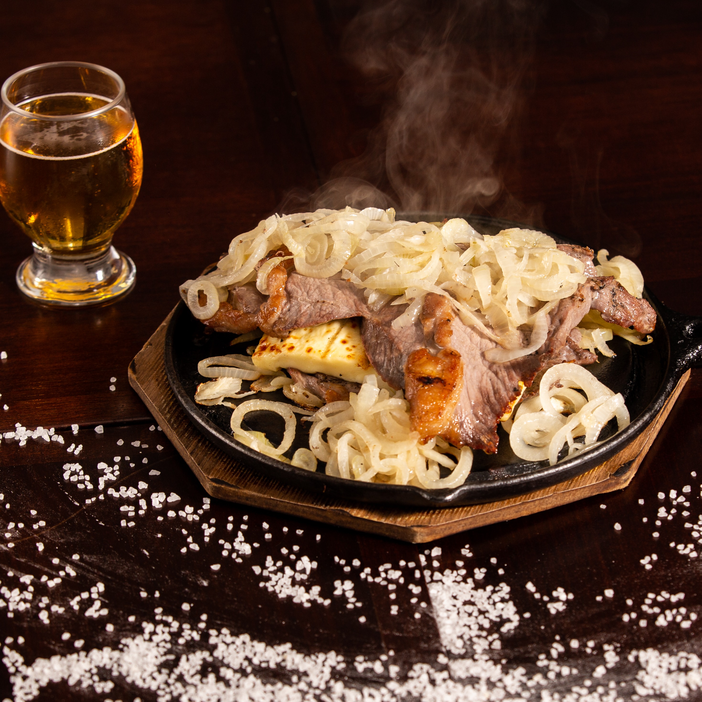 1020 - Carne do Sol recheado com  Queijo