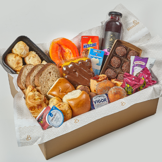  Cesta Café da Manhã Doces Momentos
