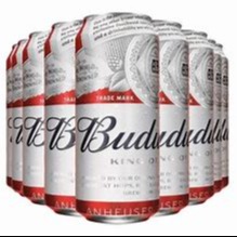 Pack com 12 unidades Budweiser 473ml
