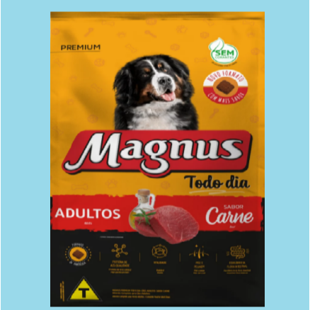 RAÇÃO MAGNUS TODO DIA CARNE 20KG