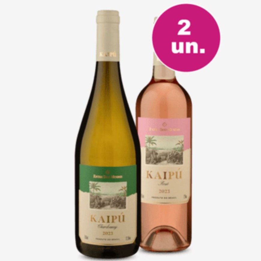 Dupla Brasileira Kaipú Chardonnay e Rosé
