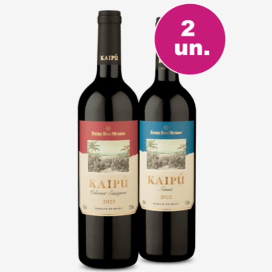 Dupla Brasileira Kaipú Cabernet e Tannat