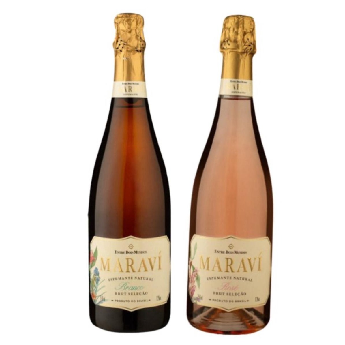 Dupla Brasileira Espumantes Maraví Brut Branco e Rosé