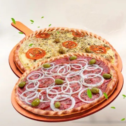 Combo Pizza 1 Pizza Mussarela+ 1 Pizza Calabresa 