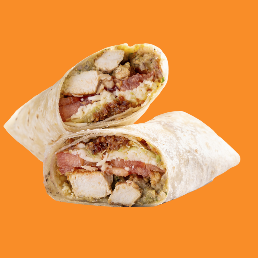  Wrap Guaca Chicken