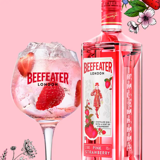 GIN BEEFEATER PINK STRAWBERRY
