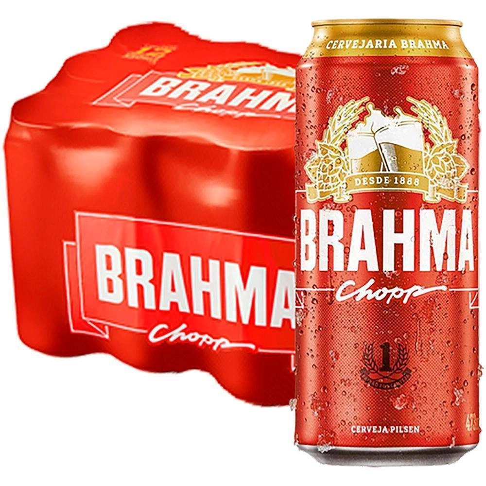 BRAHMA LATÃO 473ML CX C/12