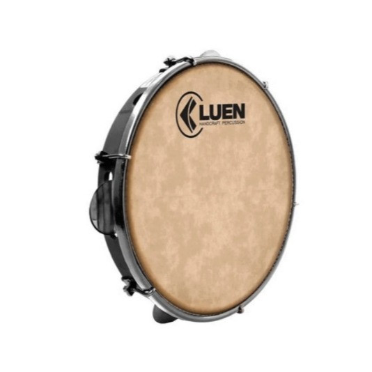 PANDEIRO 10" PELE ANIMAL LUEN BR