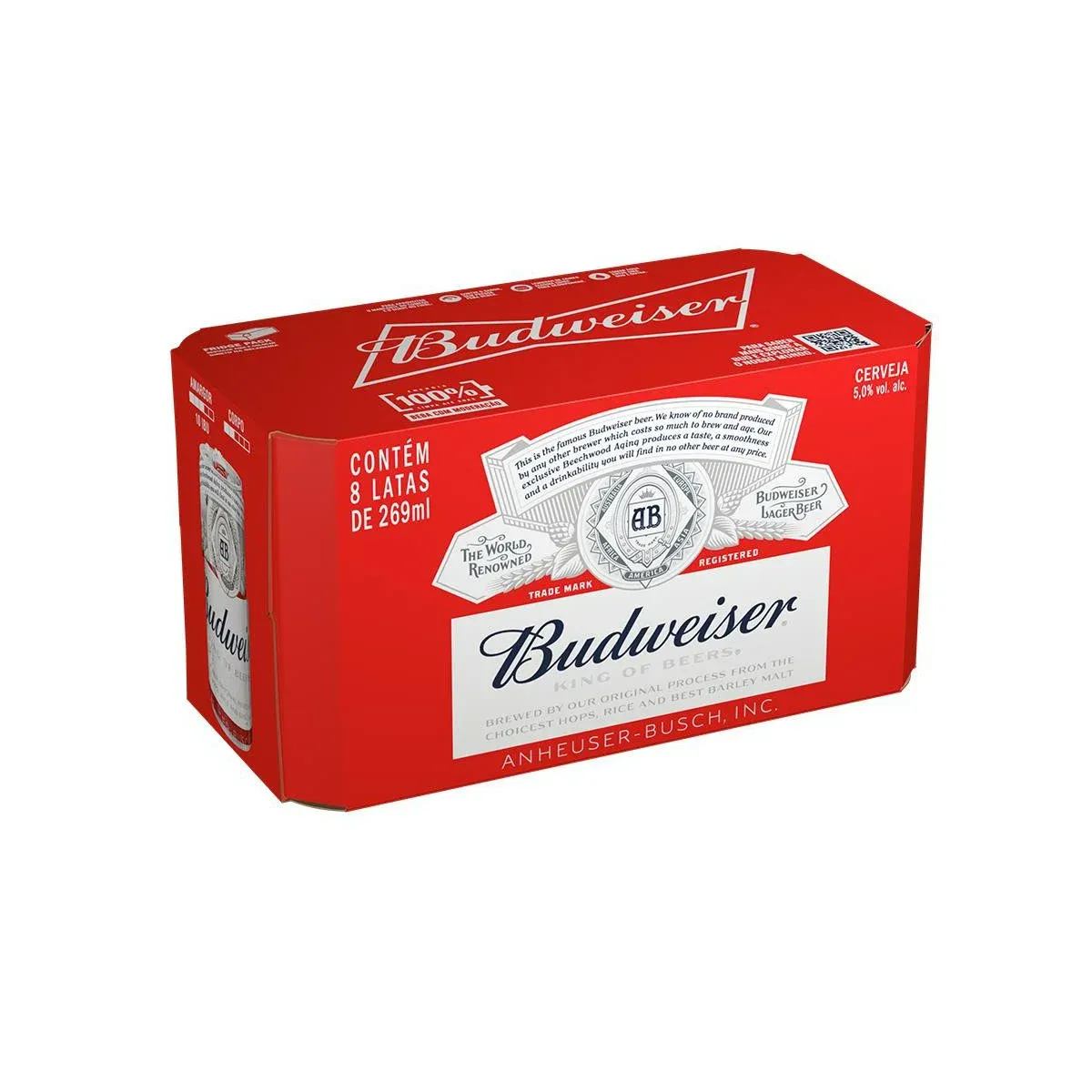 BUDWEISER 269ML CX C/8 UN.