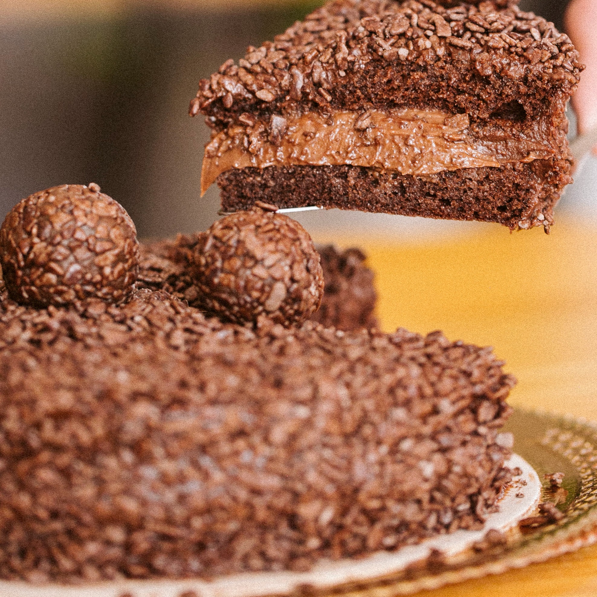 Bolo Brigadeiro (Aprox. 0,500g)