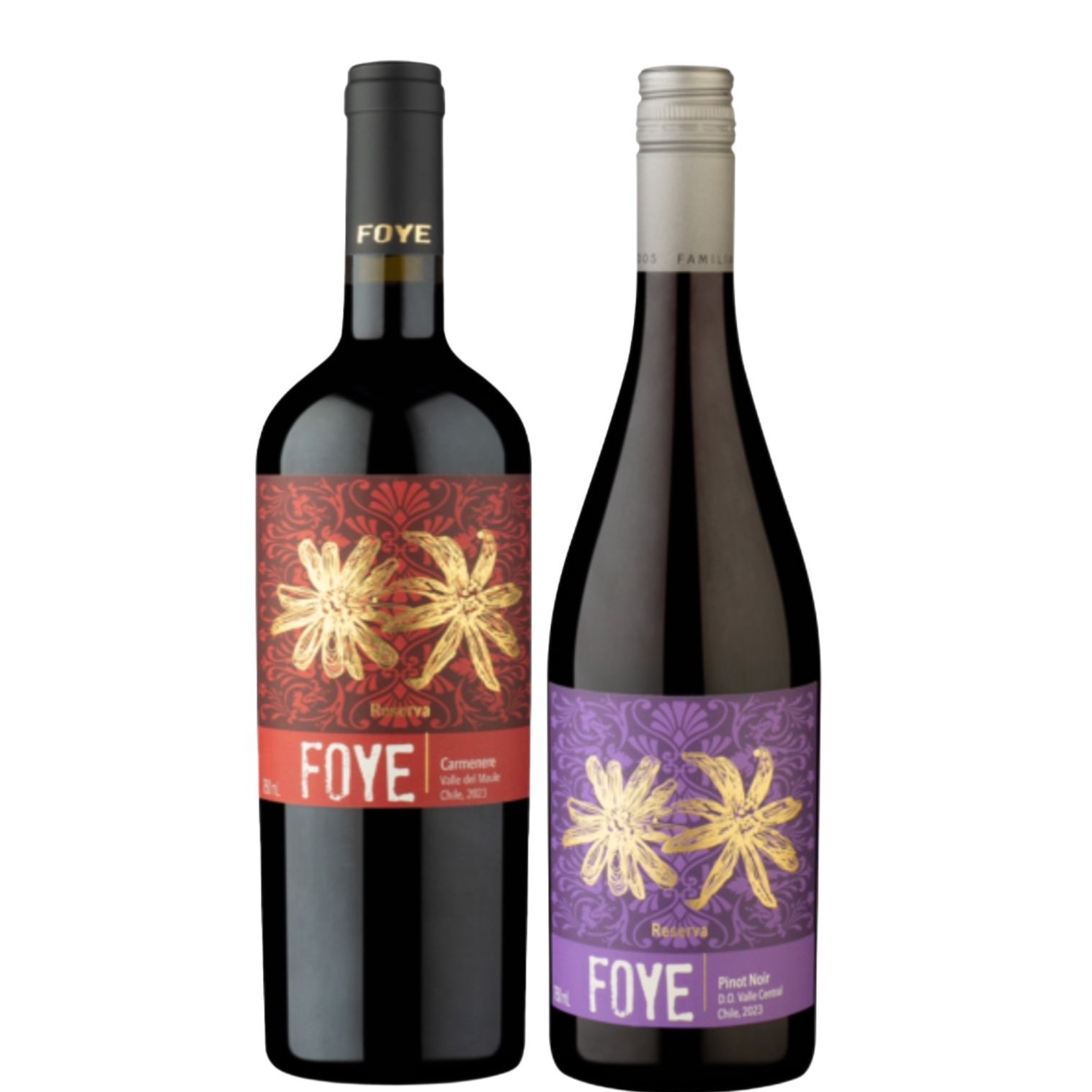 Dupla Chilena Foye Reserva Carmenere + Pinot Noir