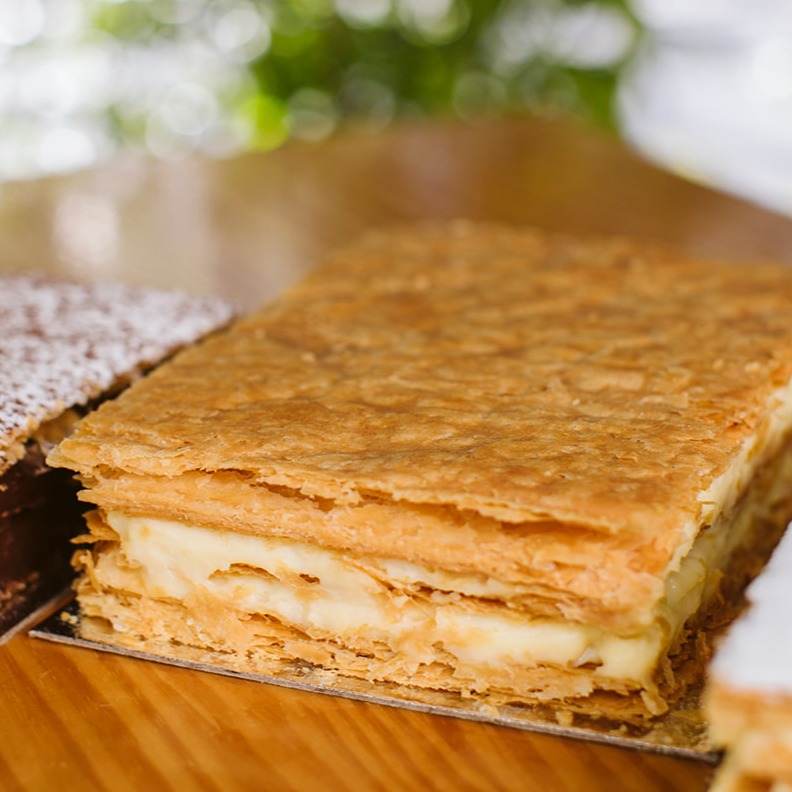 Mil Folhas  sabor baunilha diet (Disponível nos finais de semana)