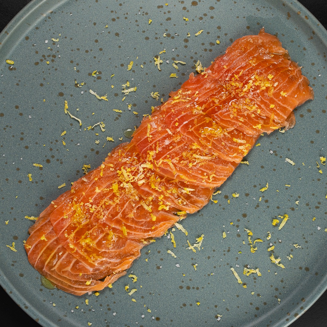 Carpaccio de Salmão c/Limão Siciliano