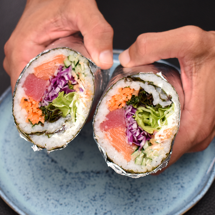 MONTE SEU SUSHI BURRITO
