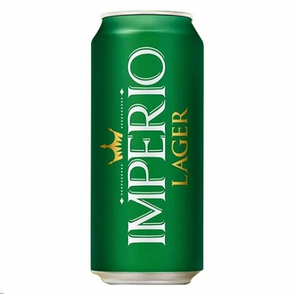 CERVEJA IMPÉRIO LAGER LATÃO 473ML 
