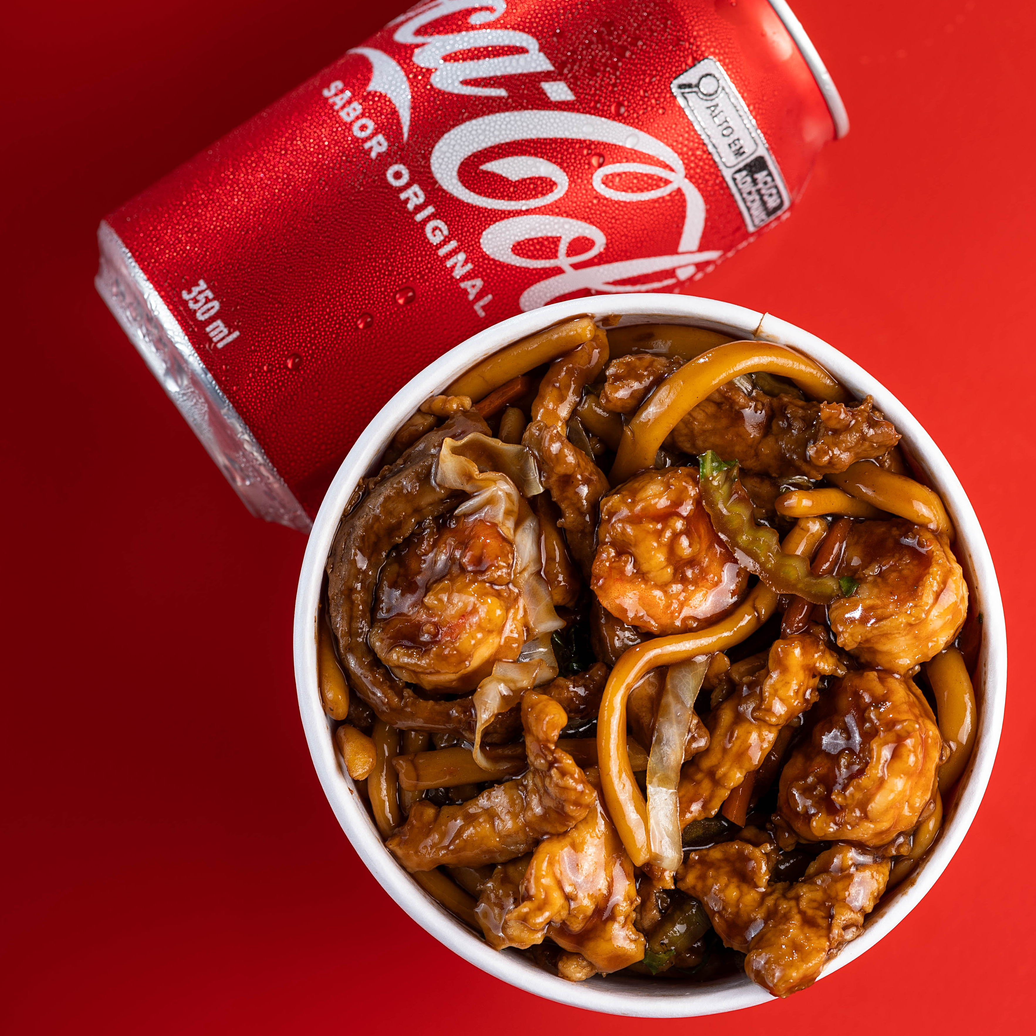 3044 - Combo Yakisoba com Camarão Individual