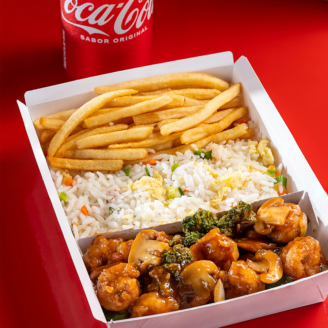 5073 - Combo de Camarão com Cogumelo e Brócolis individual