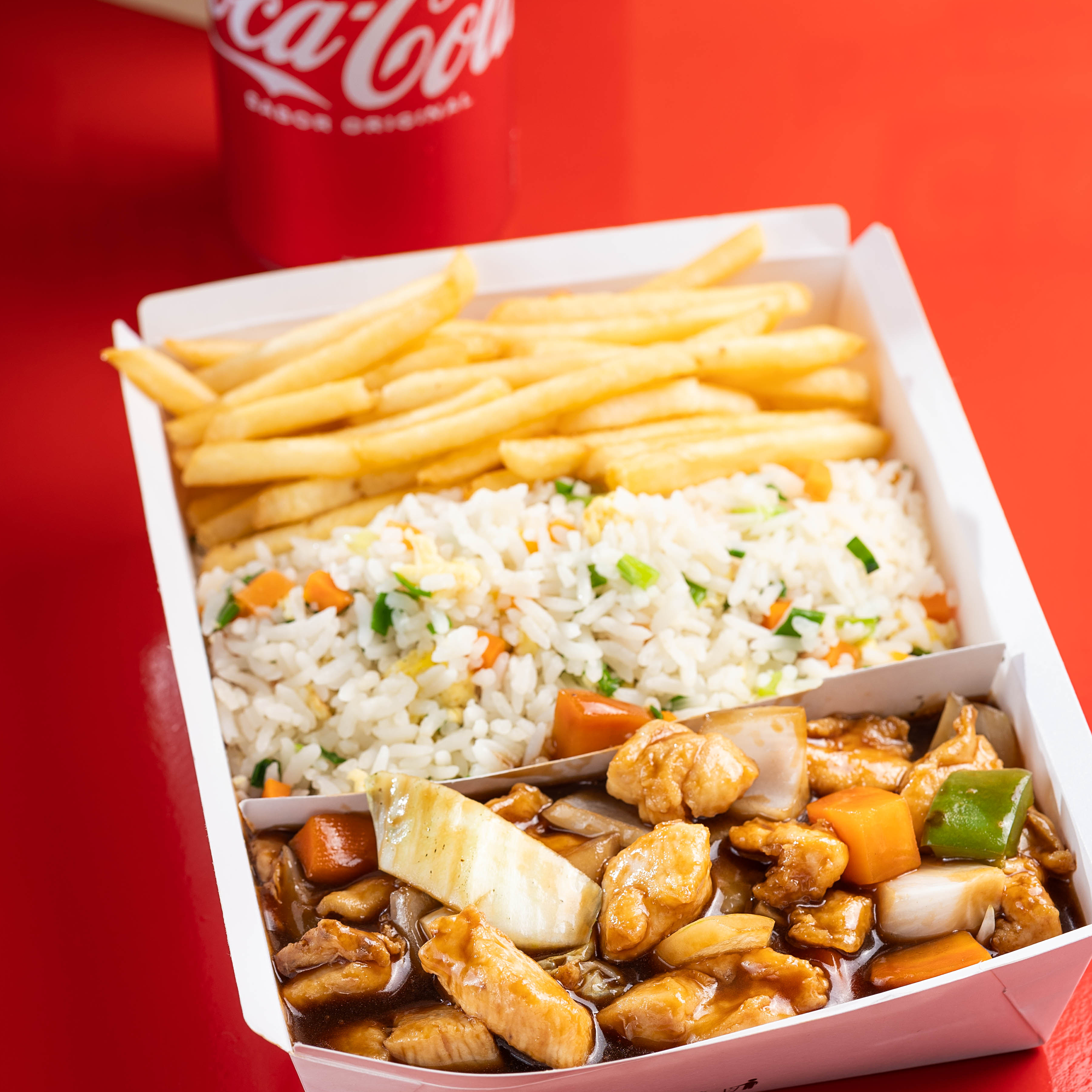 300- Combo Frango Xadrez 1p