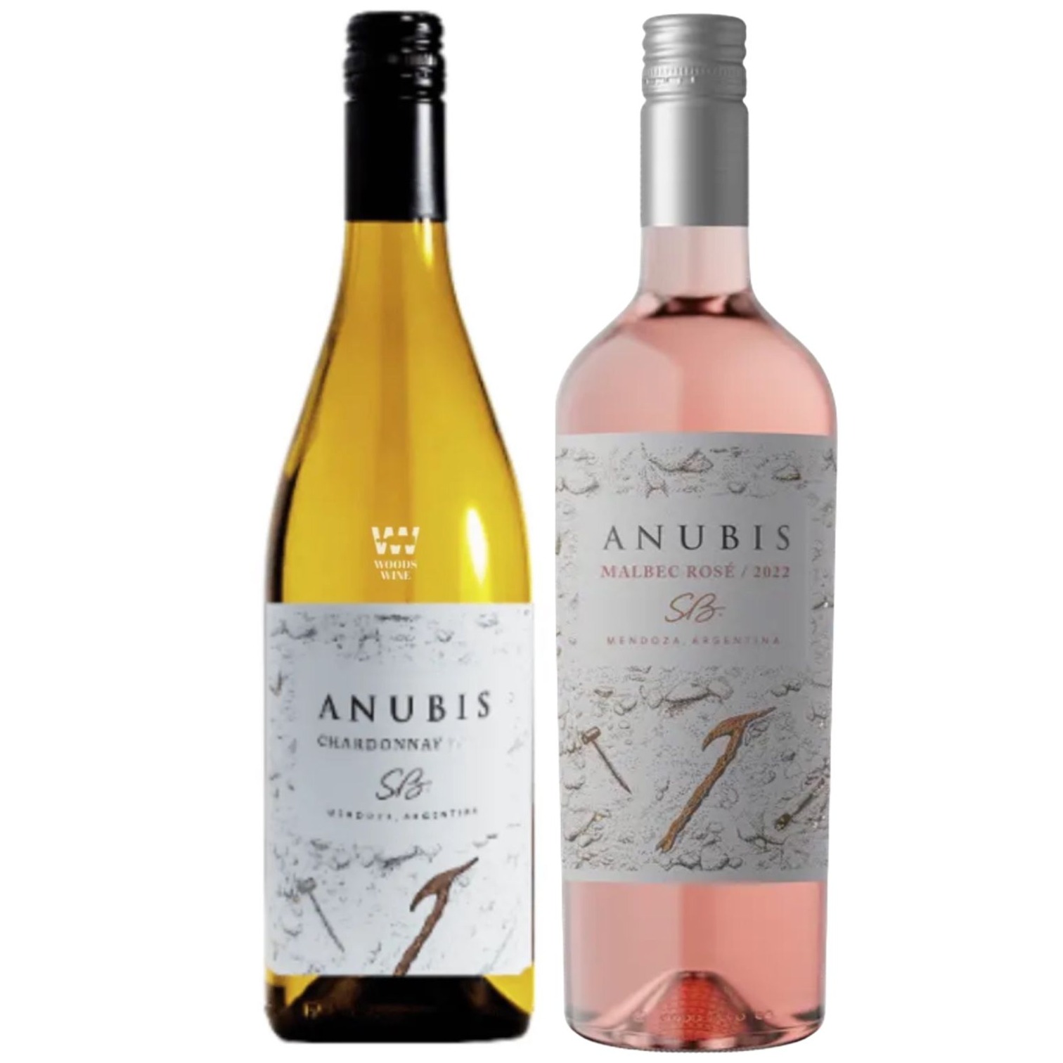 Dupla Argentina Anubis Chardonnay + Rosé de Malbec
