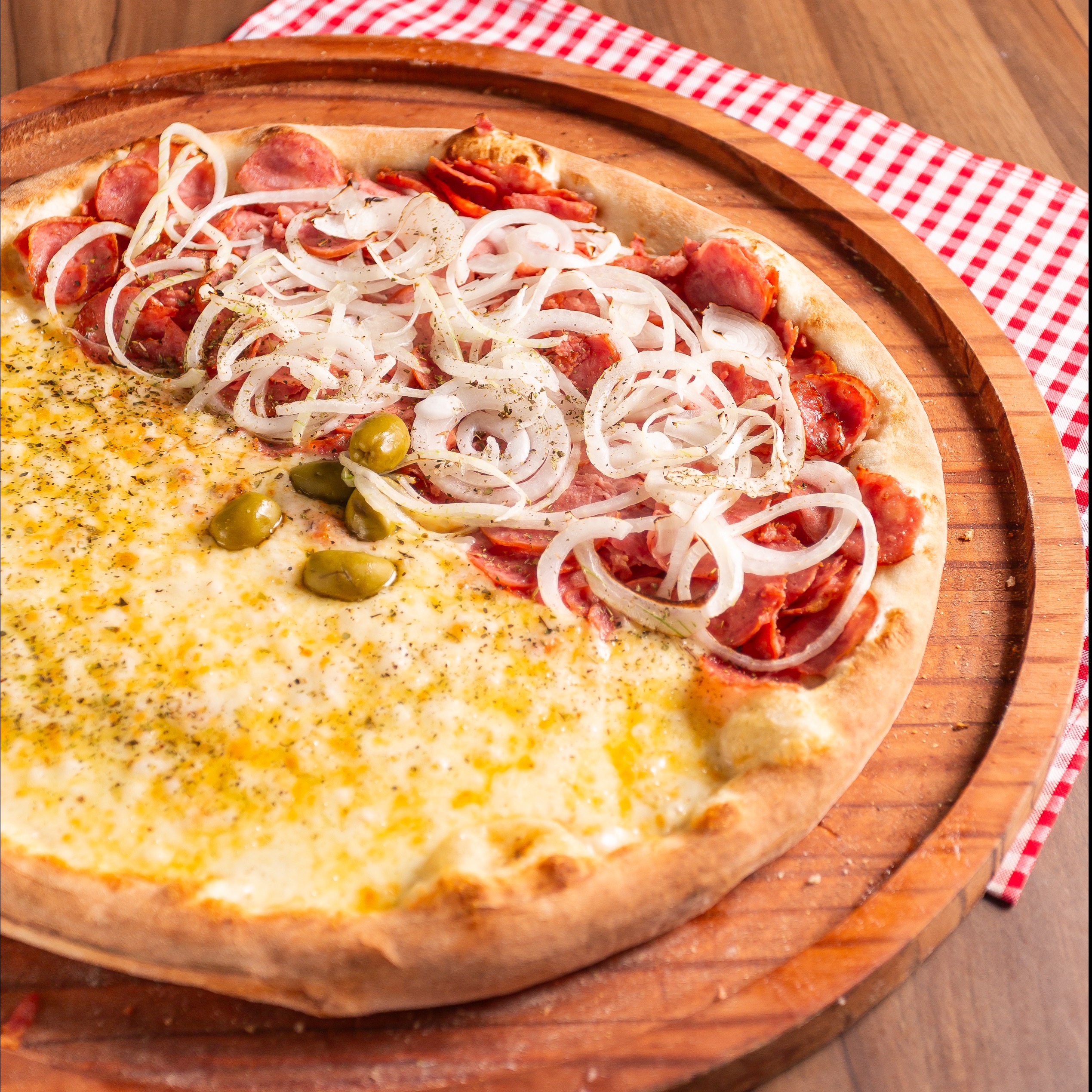 Pizza Grande - 2 Sabores 