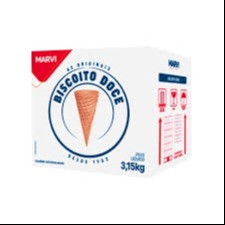 CAIXA CASQUINHA MARVI BISCOITO BAUNILHA C/300 UNI