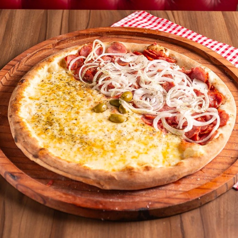 Pizza Grande - 2 Sabores 