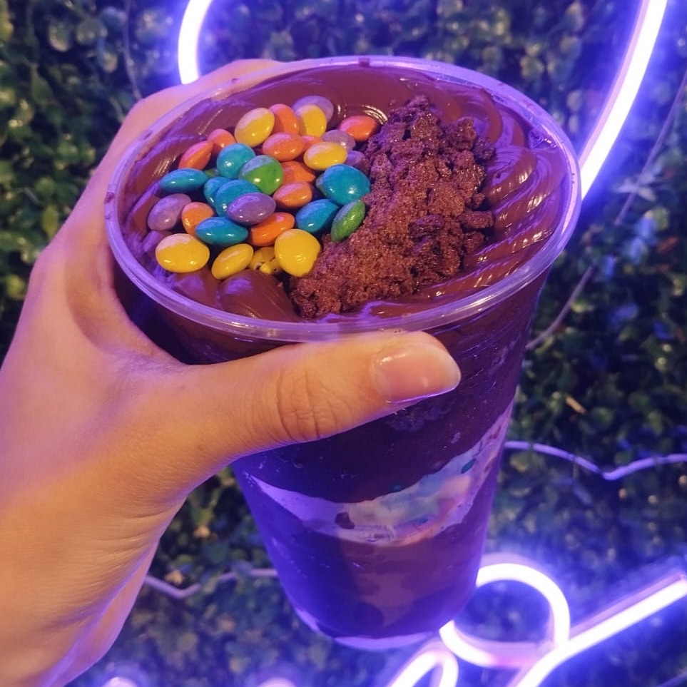 Combo 5 - Açaí com Nutella, Ovomaltine e Confete - 2 Copos de 500ml