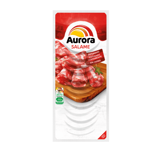 Salame Fatiado Aurora 100gr