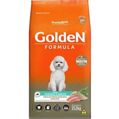 Golden Adulto Raças Pequenas Frango e Arroz