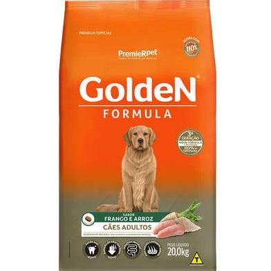 Golden Adulto Raças Medias e Grandes Frango e Arroz 15kg