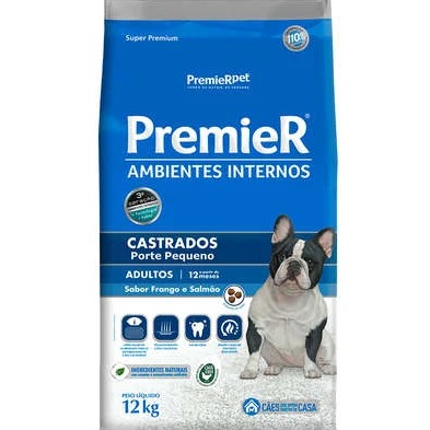 Premier Castrado Ambientes Internos 12kg